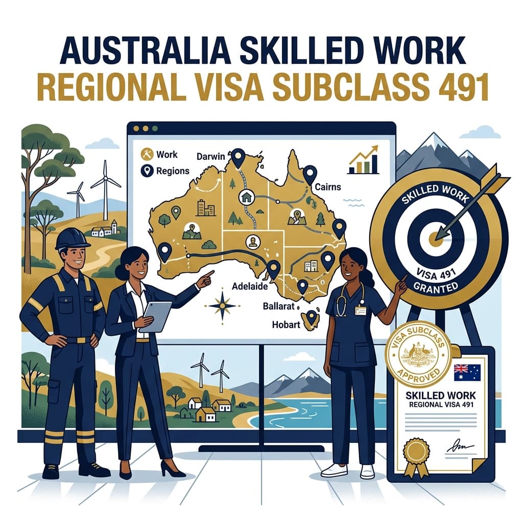 Skilled Work Regional Subclass 491 Visa